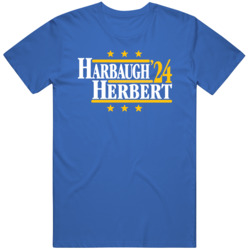 Harbaugh & Herbert  24 Political Campaign Parody T Shirt