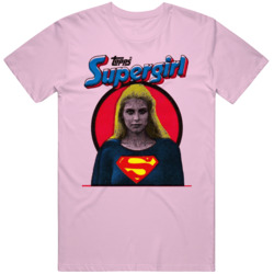 Retro 80s Supergirl Wax Pack Fan  T Shirt