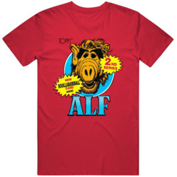 Retro 80s  TV Show ALF  Wax Pack Fan T Shirt