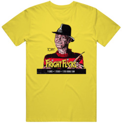 Retro 80s Movie A Nightmare on Elm Street Wax Pack Fan T Shirt