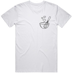 Whisk Hearts Food Chef Fan T Shirt