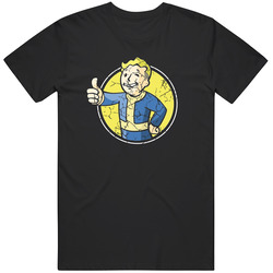 Fallout logo Distressed  T Shirt