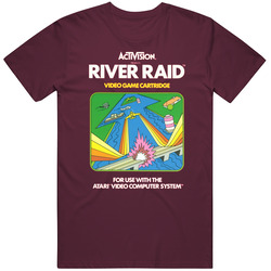River Raid Activision Video Game Fan  T Shirt