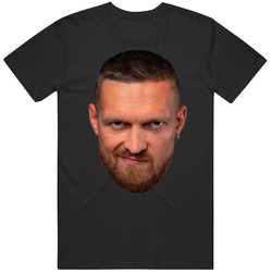 Oleksandr Usyk Big Face Boxing Fan  T Shirt
