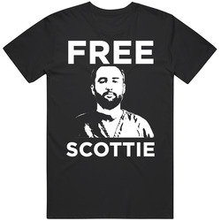 Free Scottie Scheffler Gold Fan   T Shirt