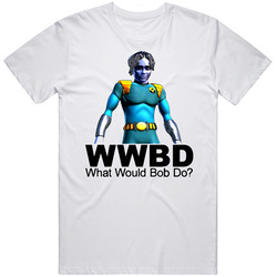 Retro TV Fan What Would Bob Do Reboot Fan  T Shirt
