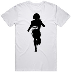 Sha Carri Richardson Silhouette Gold Medal Run  T Shirt