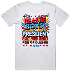 Nostalgic Presidential Slogan Beastie boys  Fan T Shirt