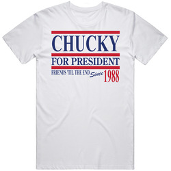 Funny Presidential Chucky Campaign Slogan V2  T Shirt