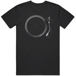 Turntable Retro Music Vintage  Vinyl Record Player  T Shirt