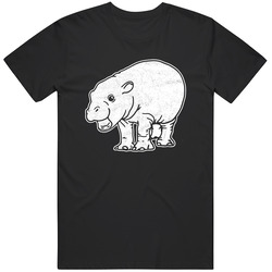 Moo Deng Hippo Funny Humor  T Shirt