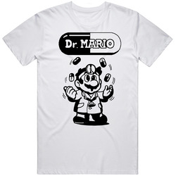 Retro Dr Mario NES  Funny Cool v2 T Shirt