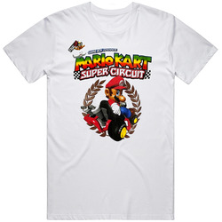 Retro Mario Kart Super Circuit Video Game Fan  T Shirt