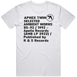 Aphex Twin Shirt Selected Ambient Works Volume Ii Records  T Shirt