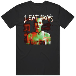 I Eat Boys Jennifers Body Horror Movie Fan  T Shirt