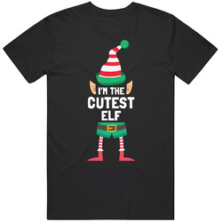 Im The Cutest Elf Christmas  T Shirt