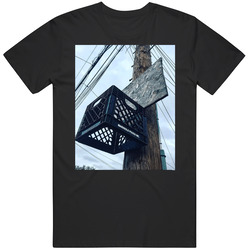 Old School Basketball Rim Fan  T Shirt