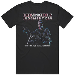 Terminator 2 Retro Poster Fan Gift  T Shirt