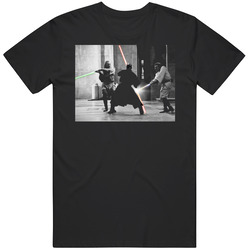 Darth Maul Obi Wan Qui Gon Duel Fan Gift    T Shirt
