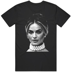 Cool Margot Robbie Silhouette Fan Gift idea v2 T Shirt