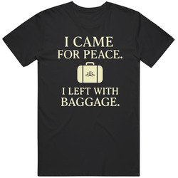 I Came For Peace I Left With Baggage White Lotus Season 3 Energy Funny Great Gift Idea Fan  T Shirt