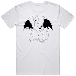 Charizard Charmeleon Funny Retro Vintage v3 T Shirt