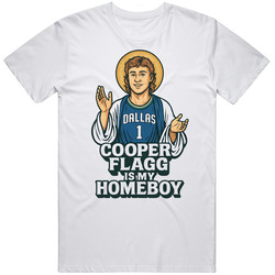 Cooper Flagg is My Homeboy Funny Jesus Parody Cool Gift Idea  T Shirt