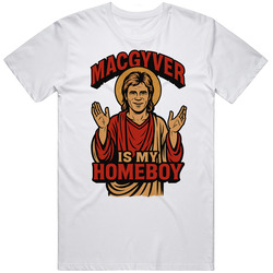 MacGyver Is My Homeboy Retro  T Shirt