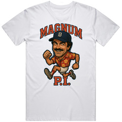 Magnum P.I. Vintage Retro Caricature v3 T Shirt