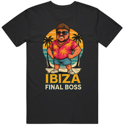 Ibiza Final Boss Caricature  Funny Gift Idea v3 T Shirt