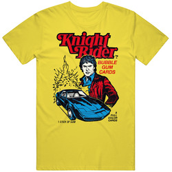 Cool Retro Knight Rider Wax Pack Fan Great Gift Idea T Shirt