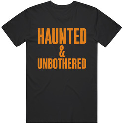 Haunted And Unbothered Candy Funny Halloween T Shirt