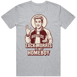Zack Morris Is My Homeboy Funny Retro Fan T Shirt
