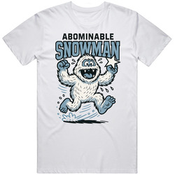 Classic 80s  Christmas Caricature The Abominable Snowman Rudolph Movie Fan T Shirt