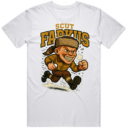 Classic 80s  Christmas Caricature Scut Farkus A Christmas Story Movie Fan T Shirt