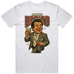 Classic Cult Movie Goodfellas Tommy Devito Caricature Movie Fan T Shirt
