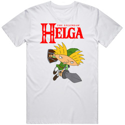 Hey Arnold Inspired Legend of Helga Fan T Shirt