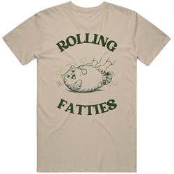 Funny Rolling Fatties Fat Cat Humor Cat Lover Gift Idea T Shirt
