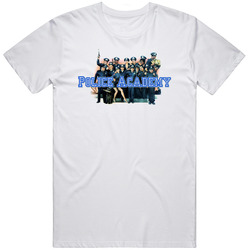 Funny Police Academy Movie Poster Fun Gift T Shirt