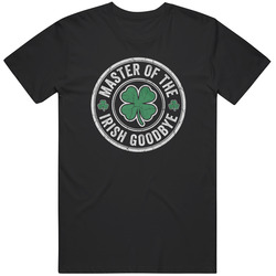 Master Of The Irish Goodbye Logo  St Patricks Day Unisex T Shirt