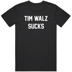 Tim Walz Sucks Woke Minnesota Governor Tampon Tim Unisex Great Gift Idea T Shirt