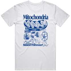 Mitochondria Vintage Science  Retro Biology Graphic Cell Diagram  Geek Lab Humor  STEM Learning Gift T Shirt