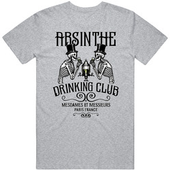 Absinthe Paris France Vintage Beer Drinking Club T Shirt