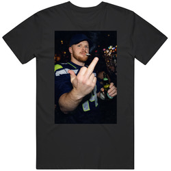 Sam Darnold Cigarette Beer Middle Finger Champion Fan Meme T Shirt