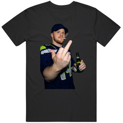Sam Darnold Cigarette Beer Middle Finger Champion Fan Meme v2 T Shirt