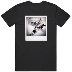 Women's Hockey USA Golden Goal Megan Keller Fan Gift Idea Polaroid Picture T Shirt