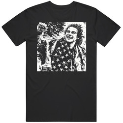 Men's Hockey USA Golden Goal Jack Hughes Gift Idea Ink Style T Shirt