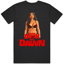 Retro Movie From Dusk til Dawn Salma Hayek  Gift Idea Caricature v2 T Shirt