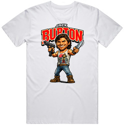 Big Trouble in Little China Jack Burton Caricature Funny Graphic  Meme Gag Gift T Shirt