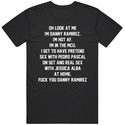 Funny FU Danny Ramirez  Movie  Fan T Shirt